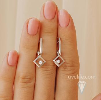Сережки стильные 